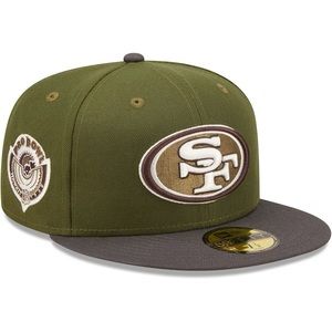 San Francisco 49ers New Era 1996 Pro Bowl 59FIFTY Fitted Hat - Olive/Graphite